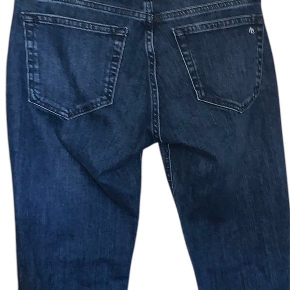 Rag & Bone Dre Low-Rise Slim Boyfriend Jean in Emory W/Holes - Picture 5 of 9